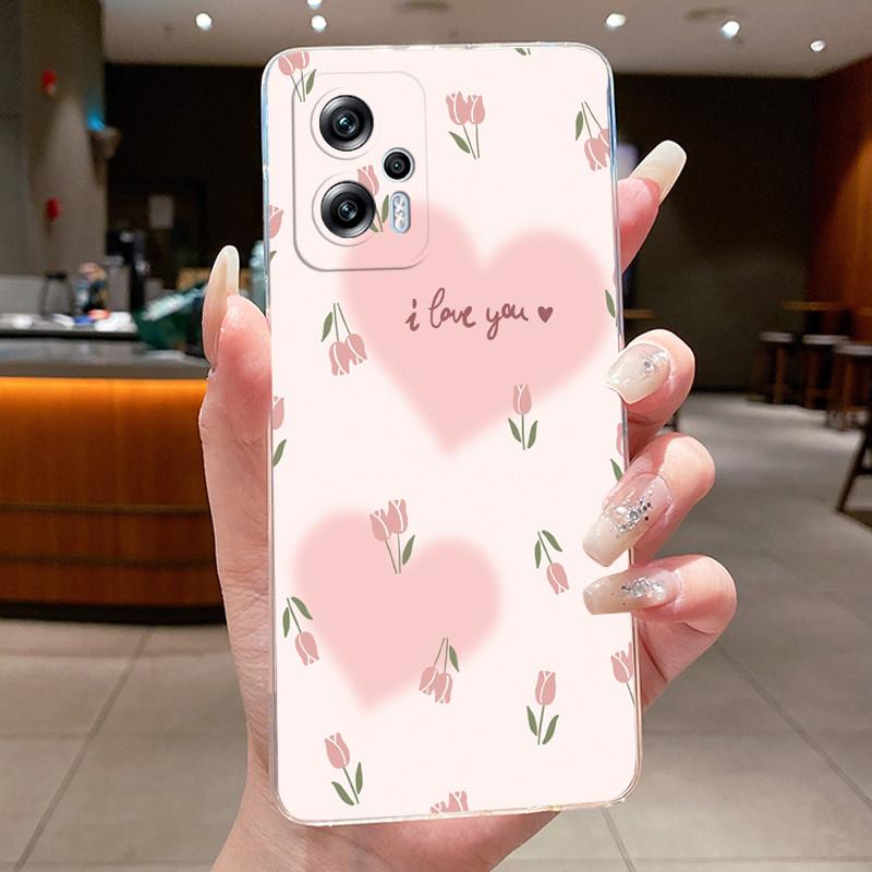 For Xiaomi Poco X4 GT Case Luxury Pretty Butterfly Flowers Clear Slim Soft Silicone TPU Phone Case For Poco X4 GT 5G Back Cover