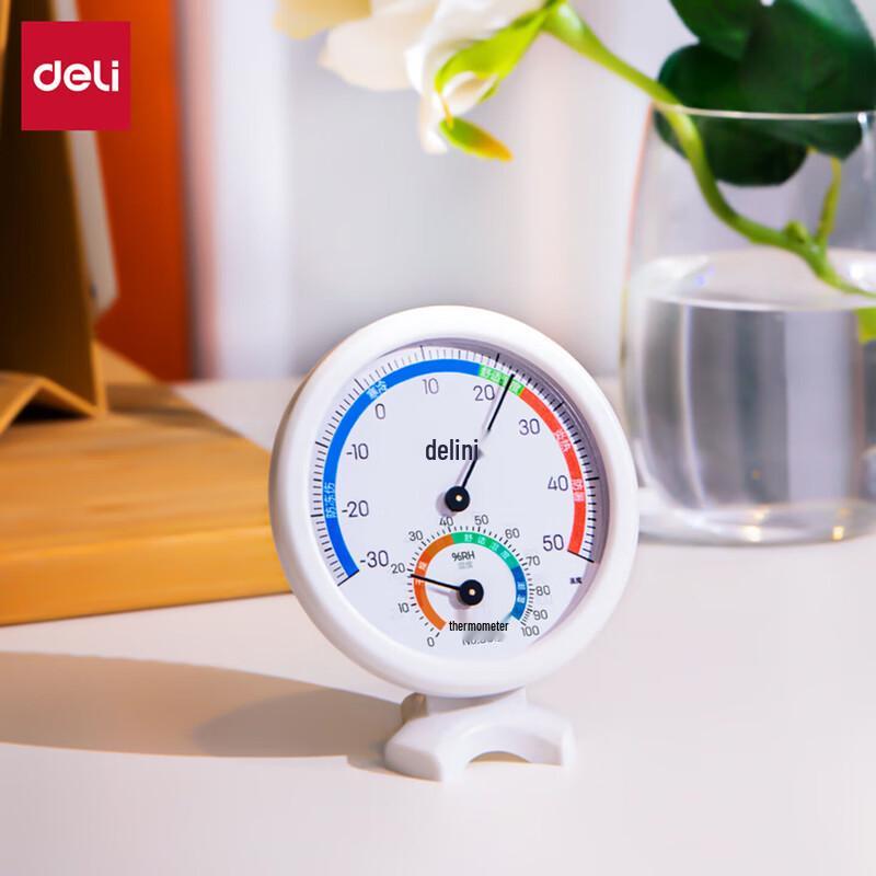 Deli Battery-Free Desk/Wall Thermometer