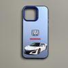 For Honda Emblem Mobile Phone Case For iPhone 11 12 13 14 15 16 Pro Max Plus Black Silicone Soft Case Cover Protector Accessorie LV4