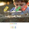 Insect Observation Set for Children, 4 Viewing Holders with View Covers and Tweezers for Family Learning, Classroom Lessons and Outdoor Study