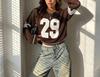 Manga 2025 Digital Print V-neck Knit Sweater: New Fashion Casual Streetwear