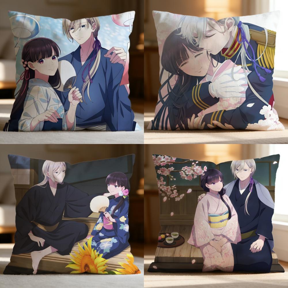 Fashion MMy Happy Marriageer Cushion Cover Soft Washable Pillow Case Multi-Scene for Couch Bed Travel Office Use