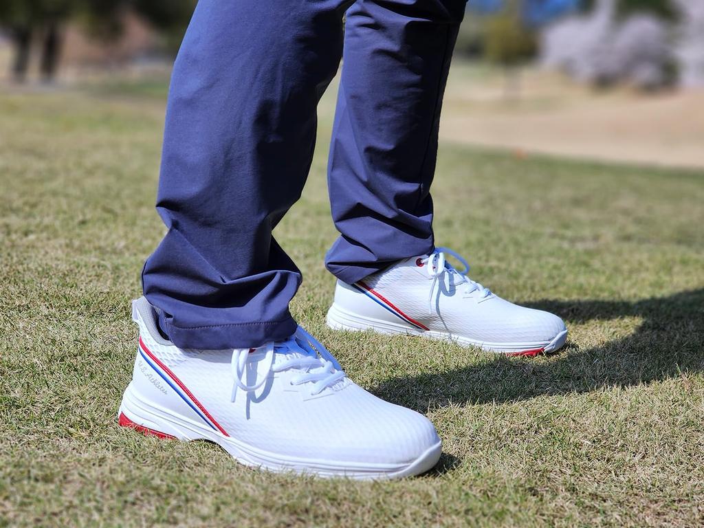 Lezax Men's USSH-5701 White, Size 25.0 cm, 4E