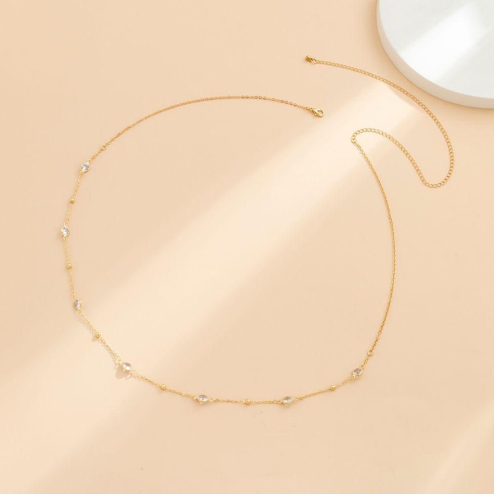 Gift Rhinestone Bead Fashion Pearl Sexy Waist Chain Korean Style Belt Dress Ornament Female Belt