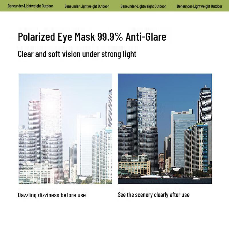 Beneath the Banana FD428 TP301 Folding Square Sunglasses