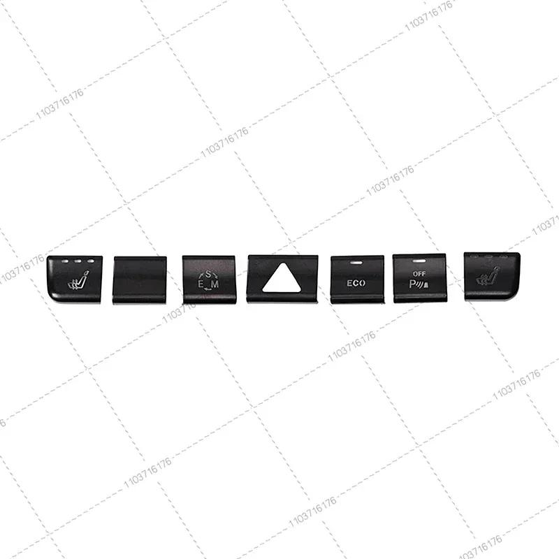 Air Conditioner Button Stickers for Mercedes Benz GLA X156 CLA C117 A Class B Class W176 2013-2017 Car Interior Accessories