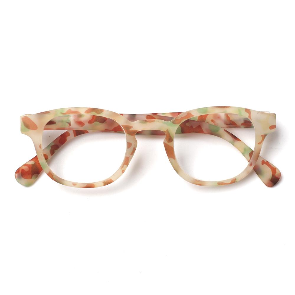 

Turzing Round Reading Glasses Ladies Reading Glasses Spring Hinge Reader Glasses For Women Eyeglasses With Pattern Print +6.0