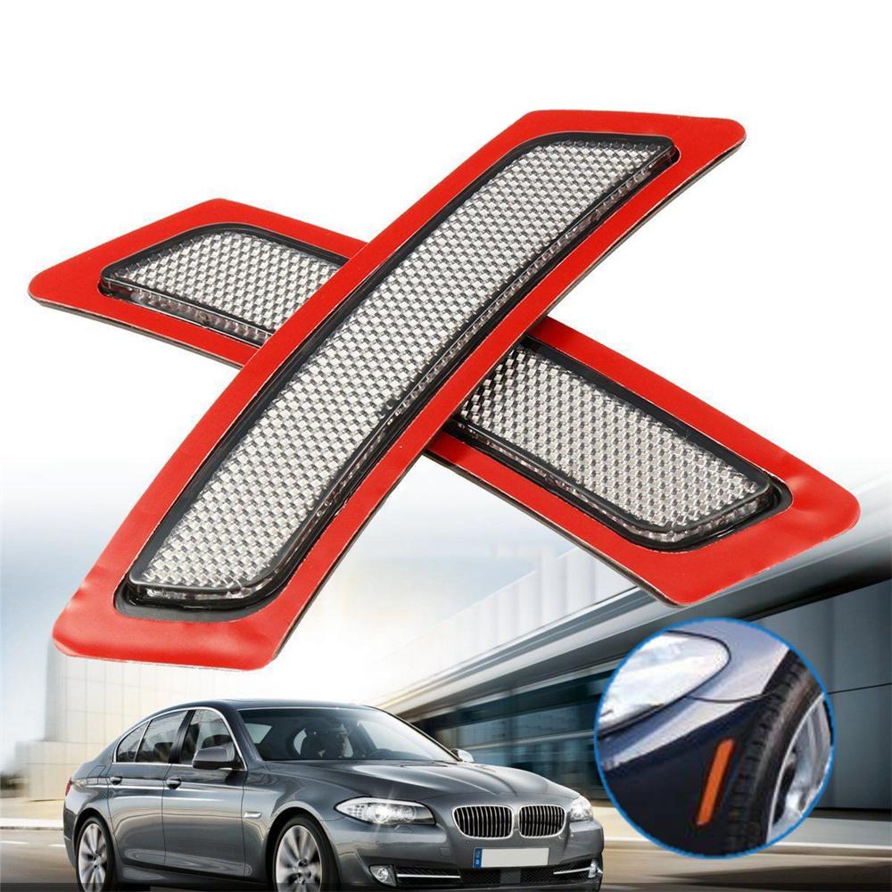 Clear Side Bumper Marker Light Reflector Lamp For BMW 12-15 F30 3 Series M-Sport