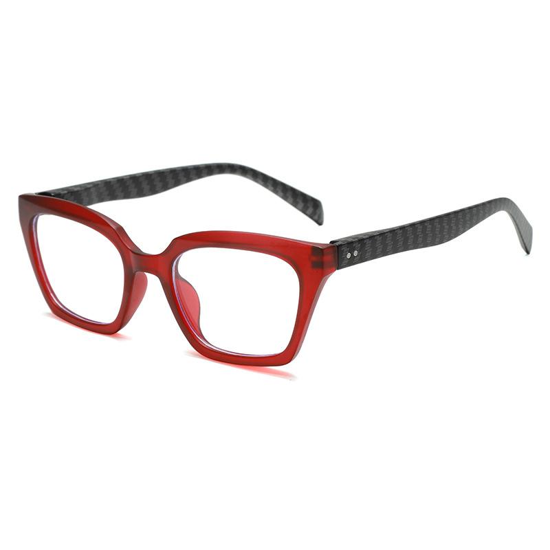 Personalisierte Farbabstimmung Lesebrille Amazon Damen Einfache Großer Rahmen Katzenauge Lesebrille