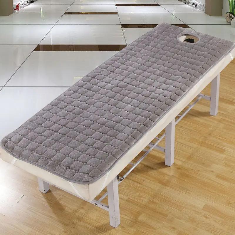 Thickened Velvet Beauty Mattress with Holes Soft Non slip and Warm Mattress Sheet Lunch Break Folding Mattress