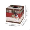 Weihnachten Taschentuchbox Abdeckung Serviette Mode Statue Papierhalter Organizer für Tischplatte