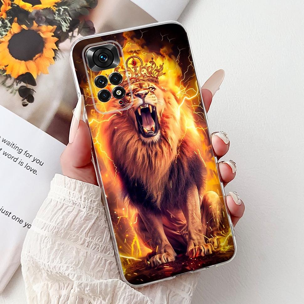 Cute Cat Cartoon Cover For Xiaomi Redmi Note 11 Casing Silicone Soft TPU Fundas Phone Back Case For Redmi Note 11 S 11S Coque