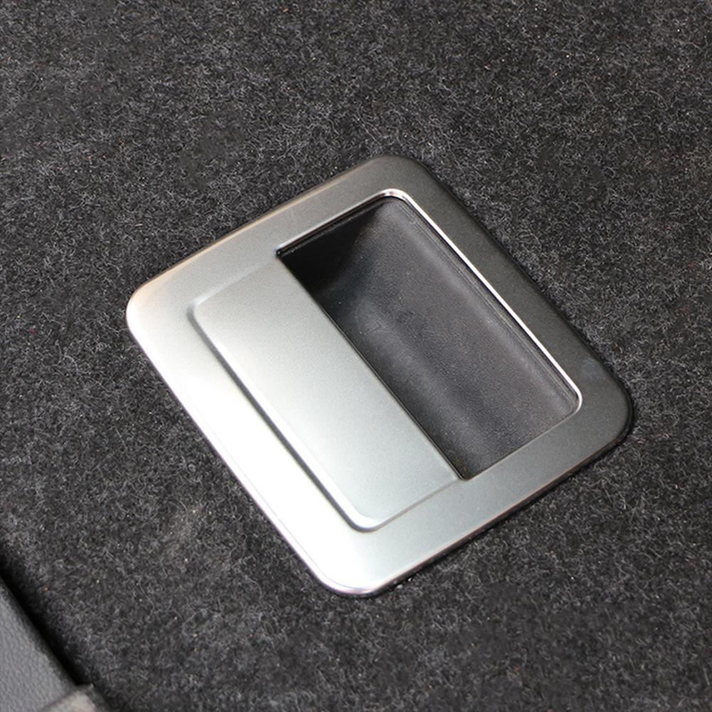 Stainless Steel Car Trunk Cargo Spare Handle Frame Tire Cover Trims for T Roc VW T-ROC 2018 - 2023