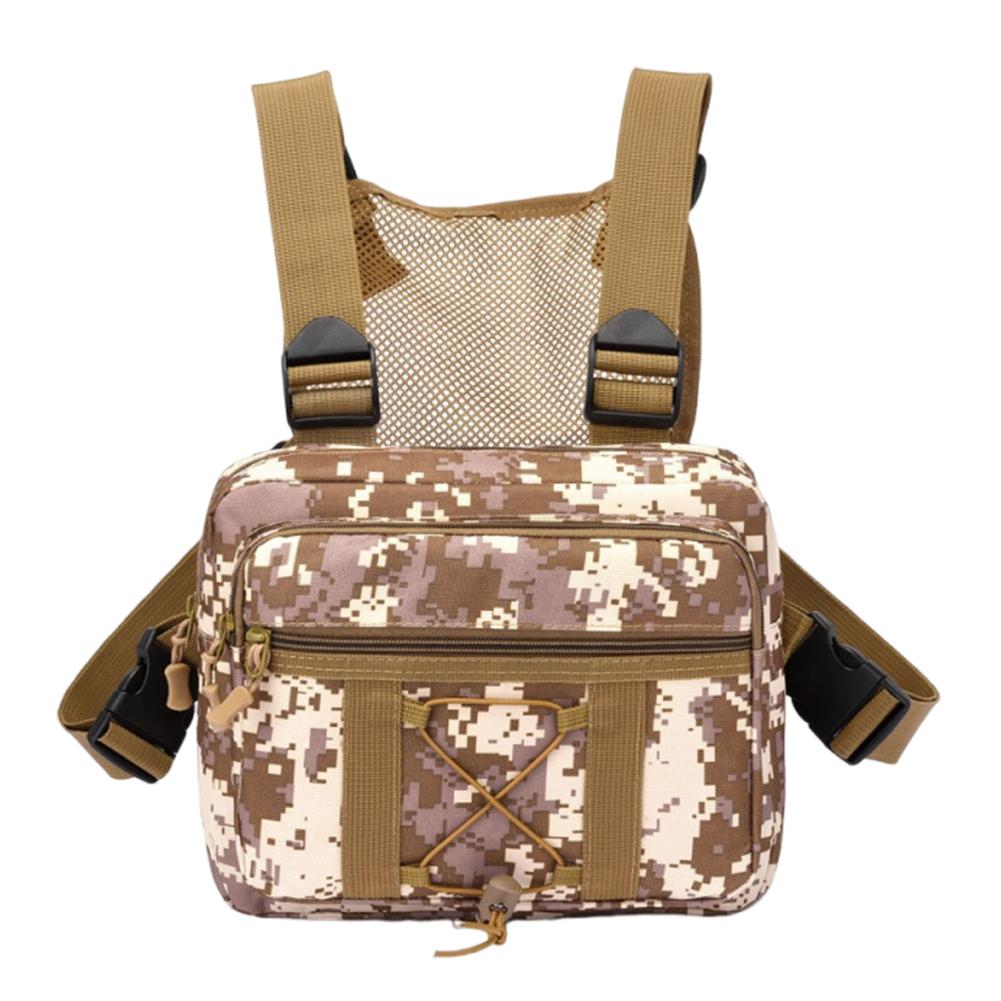 

Outdoor Cycling Chest Bag Large Capacity Trendy Functional Backpack Oxford Cloth Shoulder Bag Travel Commute Sports Backpack
