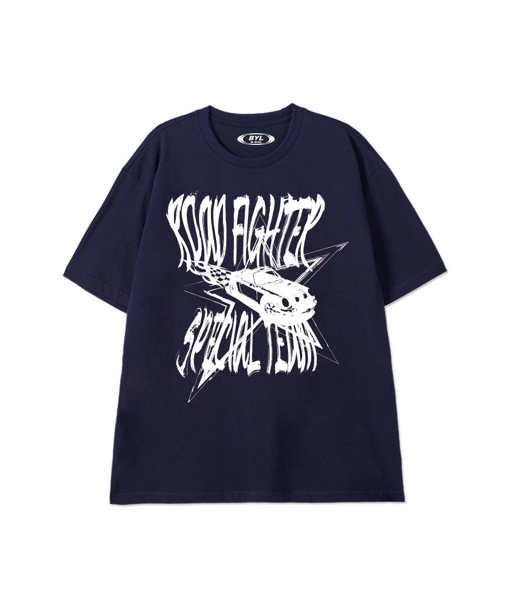 Biel Road Fighter Short Sleeve T-Shirt Navy L