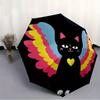 1pc Angel Cat Automatic Open/Close Umbrella, Portable Folding umbrella for Everyday Use yy250826091