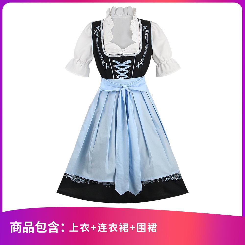 

Костюм на Хэллоуин Октоберфест Баварский традиционный костюм пива вышитое платье горничной костюм горничной XXXL