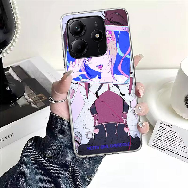 Needy Girl Streamer Overload Soft Phone Case For Xiaomi Redmi Note 15 14 14S 13 12 Pro Plus 12S 11 11S 11E 10 10S 11T 5G Fundas