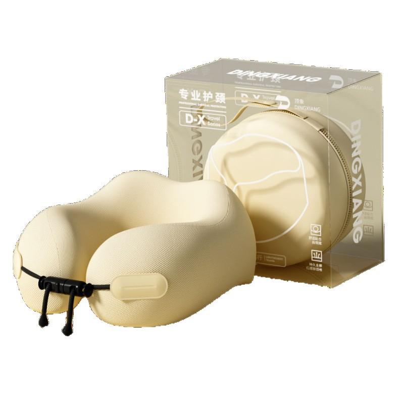 Luxury Travel Neck Pillow Memory Foam Ergonomic Design for Airplane Train Car Support Portable Sleeping Pillow