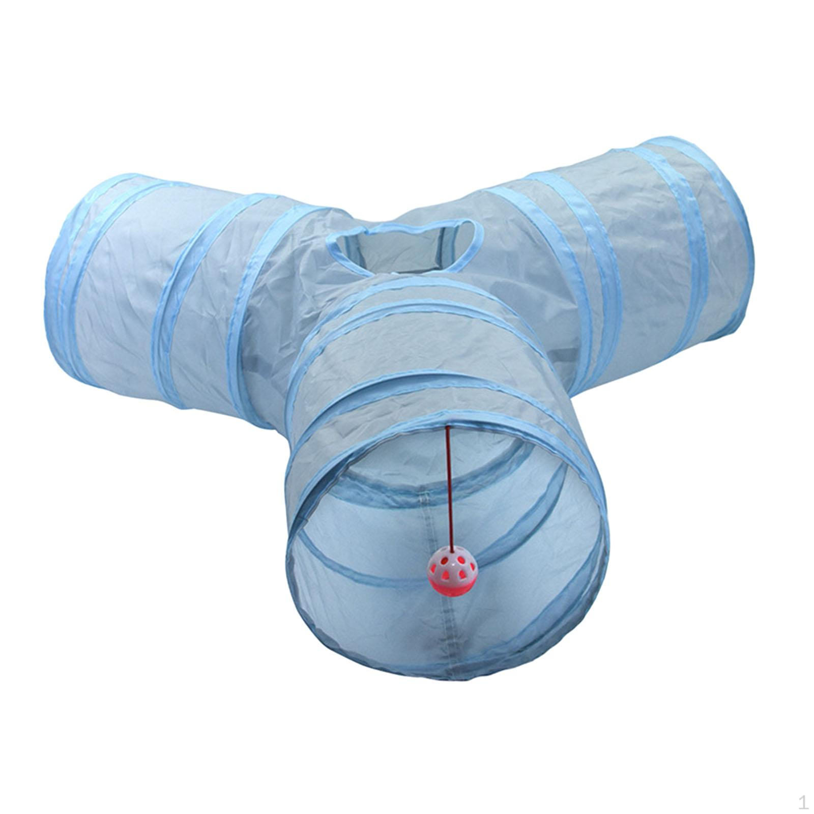 

Игрушка-труба для кошек, складная, устойчивая к царапинам, для домашних кошек с мячом-кроликом Y Type