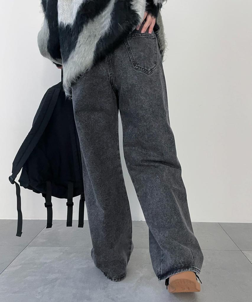 WEGO Denim Denim Große Größe Typ B Black Sonata Damen Straight-Leg Jeans, Hosen, Einfach, Lässig, Stilvoll, Geschenk, Klassisch, Ganzjährig,