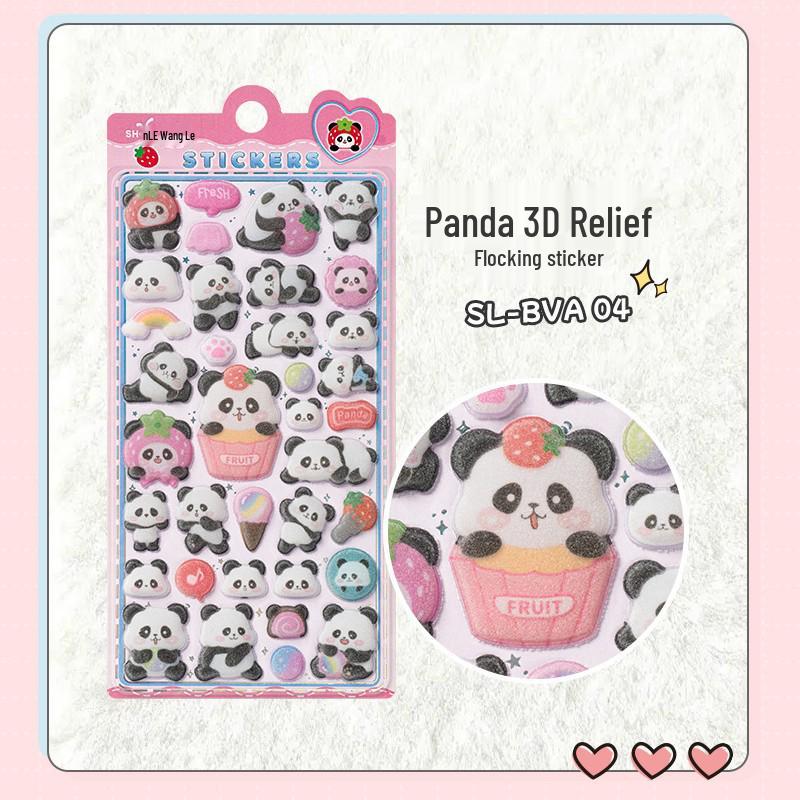 Popular 3D Animal Cartoon Crystal Stickers for Kids' Phone Cases