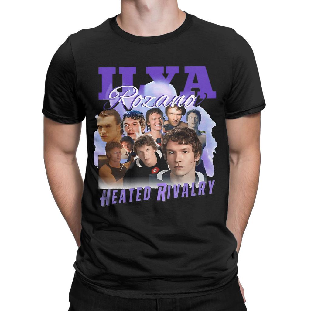 2026 Summer Mens Heated Rivalry Ilya Rozanov TShirts Mens Cotton Tops Amazing Short Sleeve Crew Neck Tees 6XL TShirts