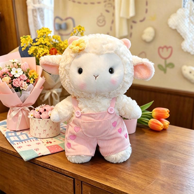 Мультяшная овечка Плюшевая игрушка Брелок Подвеска для рюкзака 35cm, 0.4kg