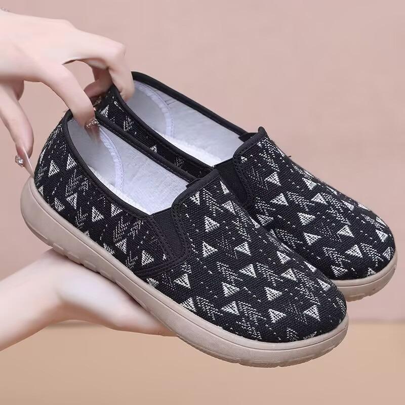 Shoes women's spring and autumn versatile new women's shoes breathable wear-resistant non-slip shoes lazy one-pedal women's single shoes