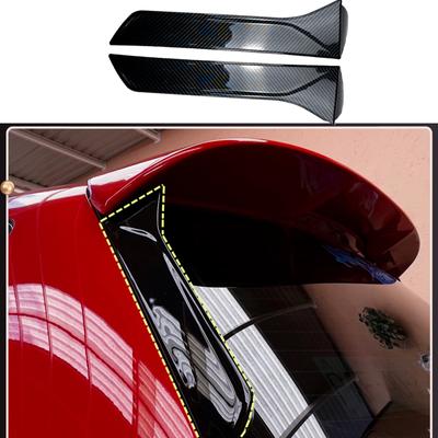 2ks Auto okenní lišta Lip Spoiler pro Seat Leon 5F FR Mk3 MK3.5 Střešní křídlo Boční hrana Ocasní klapka Zadní