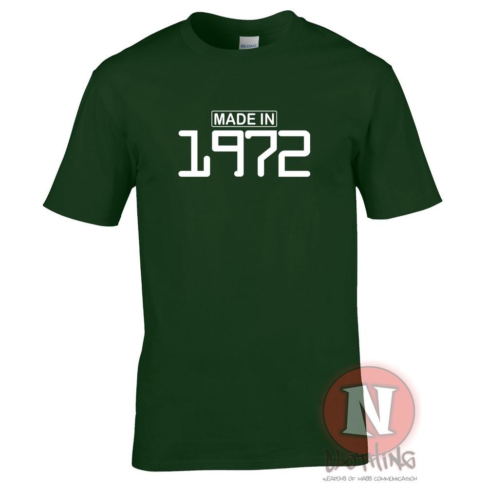 Made In 1972 TShirt Birthday Celebration Funny Party Present Gift Teeshirt