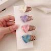 Dopamine Hairpin Heart-shaped Broken Clip Cute Hair Clips