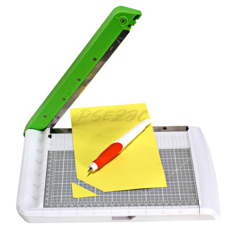 Small Office Portable Paper Cutter Manual Paper Cutter Photo Mini Cutter ABS Plastic+stainless Steel