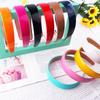 Women's PU Leather Headband 3cm Wide Non-Slip Fashion Hair Accessories for Kids and Girls Children Party Headwear Hairbands