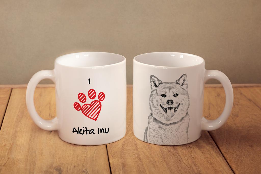 Akita, Akita Inu - Cup with a Dog, Cute Cup with Graphics, a Gift with Your Photo from the Art-Dog Brand
