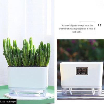 Magnetisch Adsorptie Ontwerp Zelfwaterende Plantenbak, Plastic Pot, Automatisch-Watergevende Plantenbak voor Alle Kamerplanten, Succulenten,