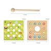 9 In 1 Montessori Permanence Box Carrots Toys Child Wooden Shape Sorting & Matching Educational Toys for Kid Over Age 1-Year-Old