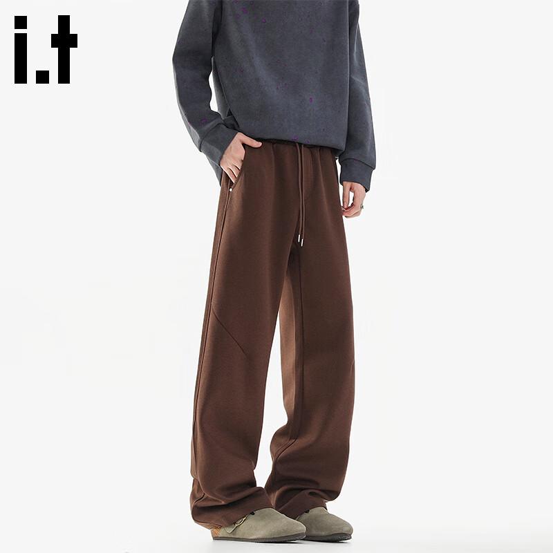 Fingercroxxit Men's Japanese Style Curved-Leg Casual Sport Pants
