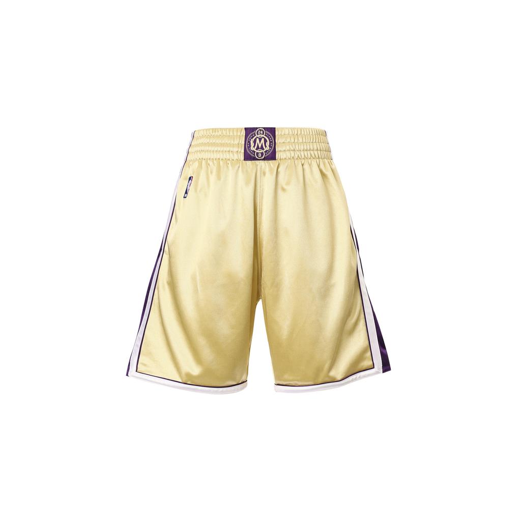 Mitchell & Ness NBA Authentic Hall Of Fame Los Angeles Lakers Kobe Bryant 1996-2016 Shorts 'Gold Purple' Men's ASHRCP20025-LALGOLD96KBR