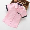 Trendy Boys' Summer Short-Sleeved Casual Shirt