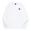 OKSTAR Cat Friends Embroidered Crew Neck Oversized Long Sleeve T-Shirt