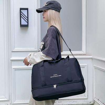 Travel Sports Bag Dry Wet Separation Gym Bag Duffle Bag One-shoulder Commuting Large Capacity Storage Bag