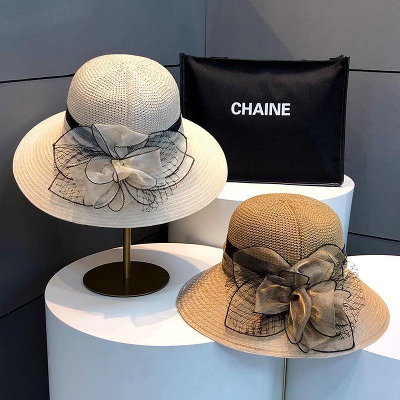 Sun hat women's sunscreen fashion high sense Eugen salute hat summer outdoor travel seaside shade beach hat