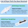 280148 Thermal Cut-off Kit 3392519 Thermal Fuse 8577274 Thermistor Dryer replacement Kit Fit For whirl-pool Dryers WED7300XW0, WED7400XW0,