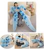 Adorable Blue Dragon Plush Toy Pillow Doll For Sleeping