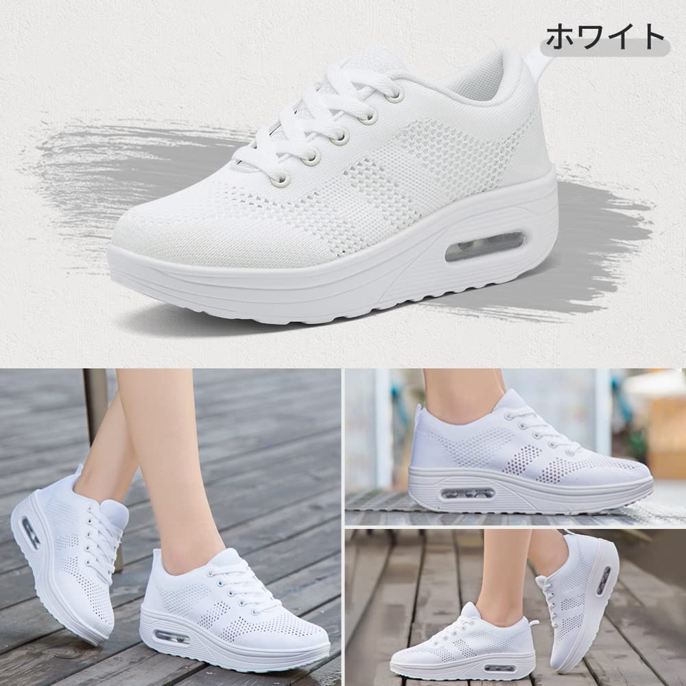 PAFHL Plattform Diät Schuhe für Core Stehen 5cm Bequem zum Laufen Größe Damen Sneaker, Walking, Kraft, Ultraleicht, Bootsförmig, Arbeit,