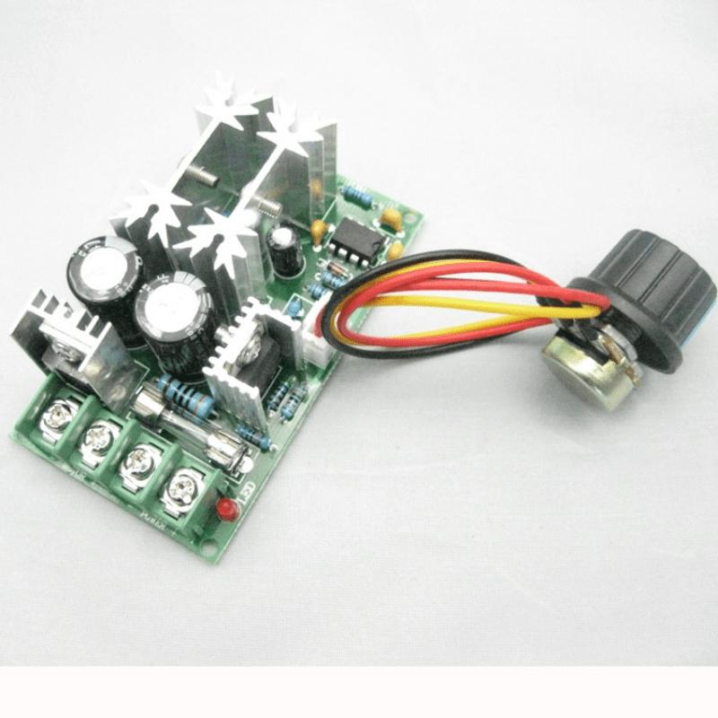 PWM DC Motor Hız Kontrol Anahtarı DC 20A Akım Voltaj Regülatörü 10-60V PWM Yüksek Güç Sürücü Modülü 60A 12V 24V 36V 48V