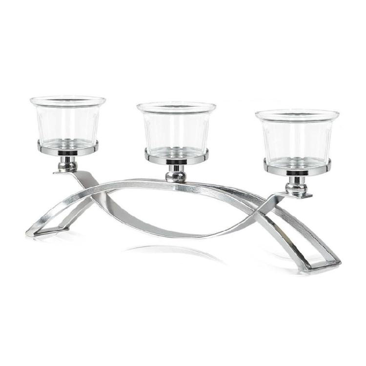 

Candlestick Holders Cast Iron Taper Candle Holders Tables Centerpieces for Christmas Wedding Fireplaces Mantle Decors серебряный
