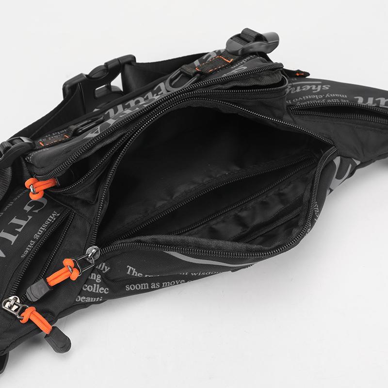 Men's Waterproof Nylon Waist Pack - Lightweight Running Belt Bag for Travel, Sports & Outdoor Activities