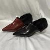 Pelz Damen Luxus Absatzschuhe Spitzschuh Mode Kleid Pumps Herbst Elegant Neu Stiefel Frau Sexy Designer Mujer Zapatillas
